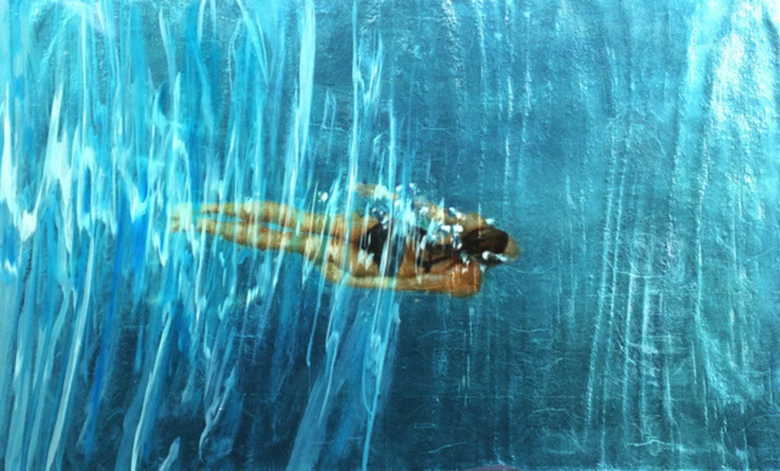 Staying Beneath It All, 25" x 41"