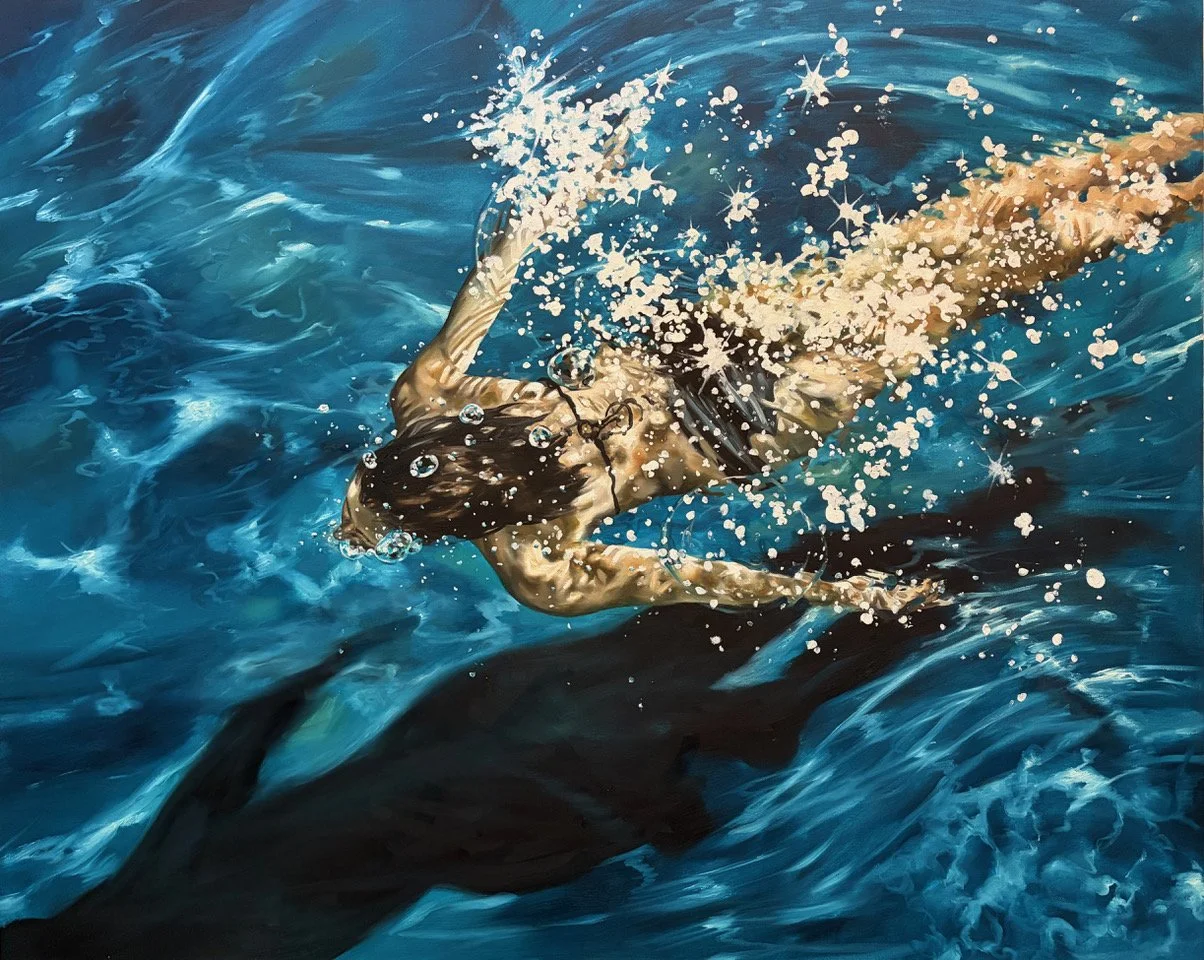 Shimmering, 48" x 60", Oil on Canvas