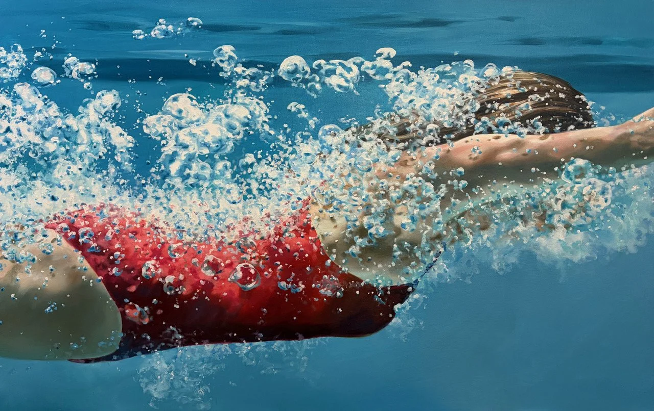 Entropy II, 38" x 60", Oil on Canvas
