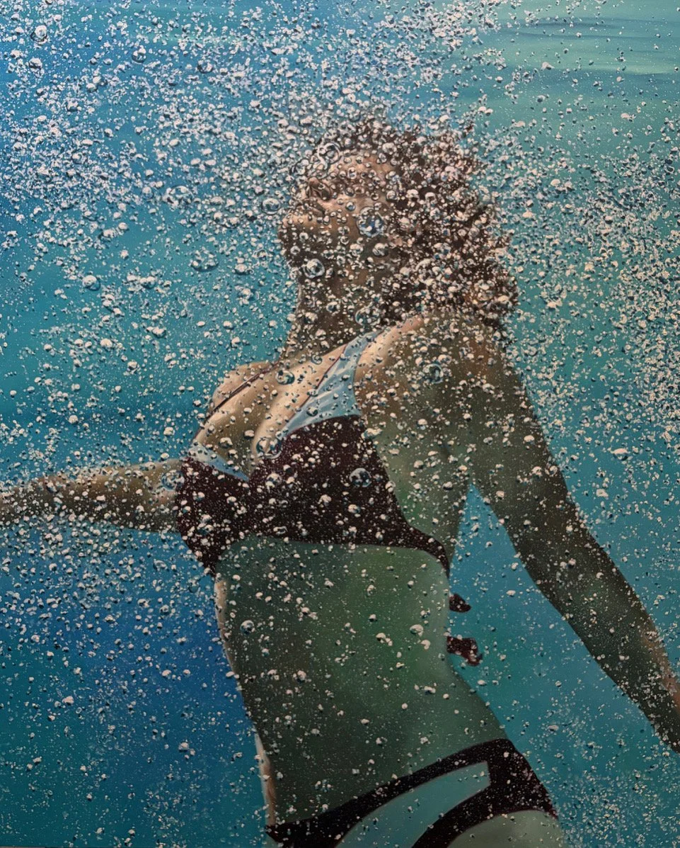 Effervescent, 60" x 48", Oil on Canvas