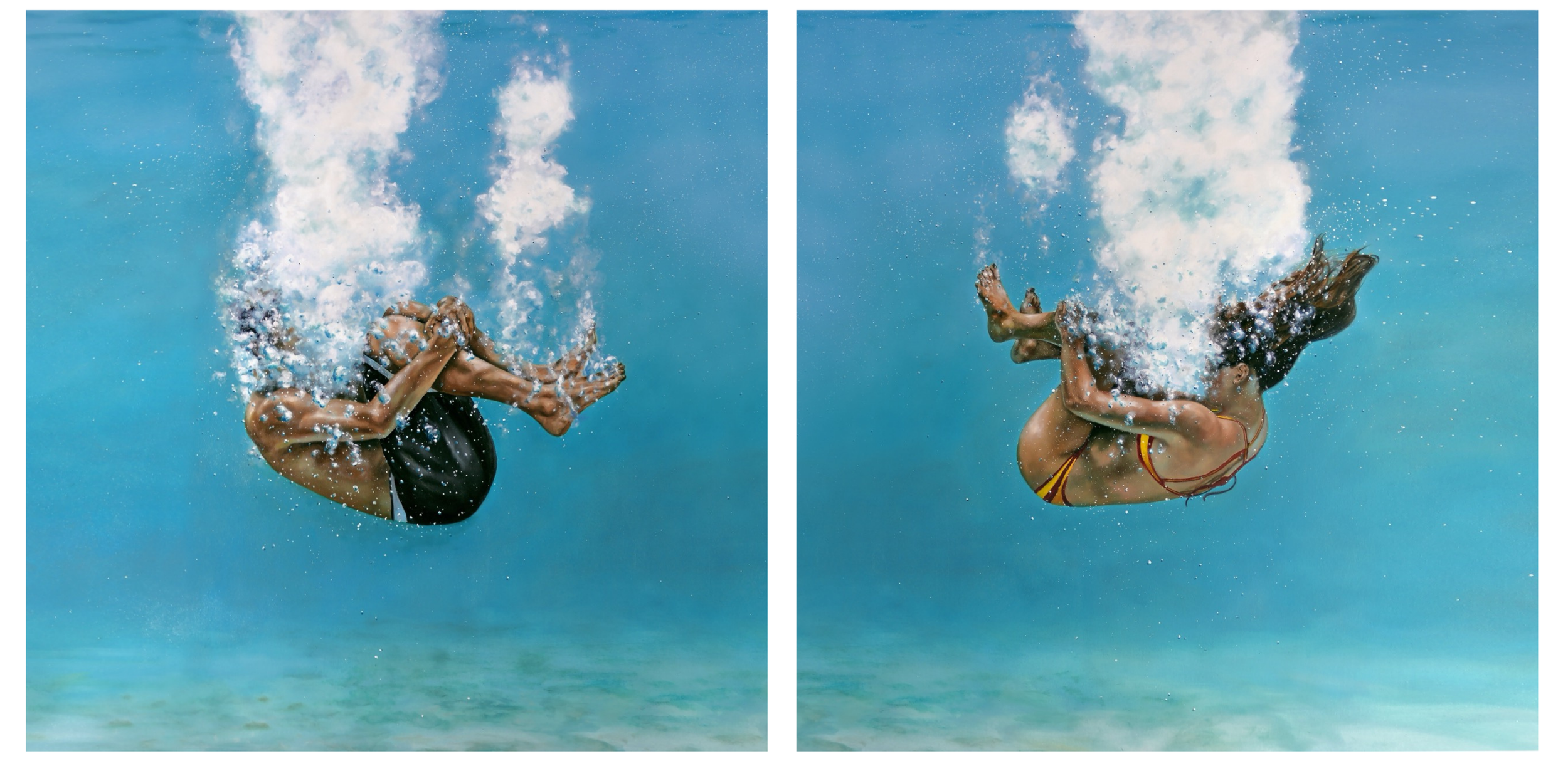 Plunging Through It All, Diptych