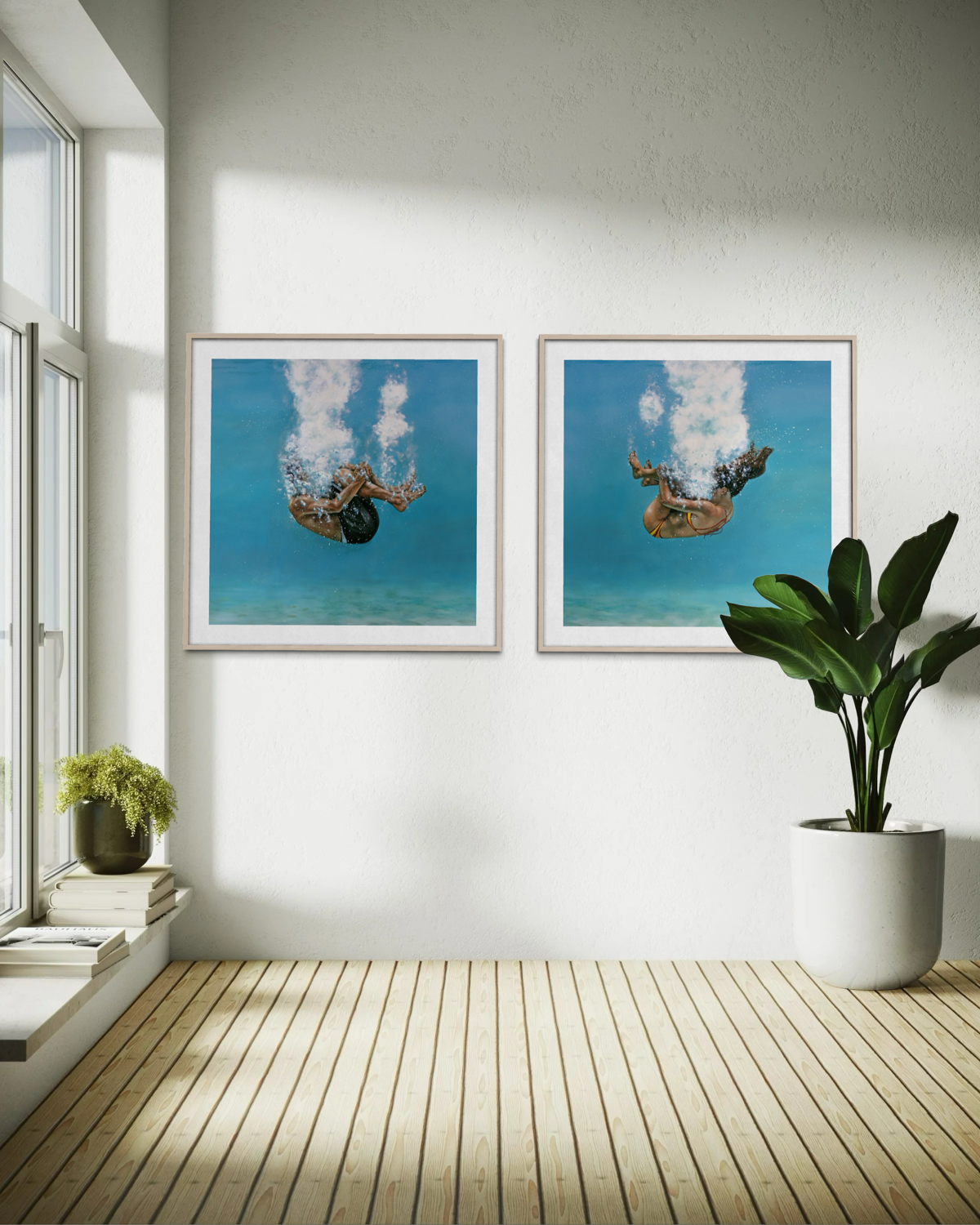 Plunging 40x40 Framed.PNG