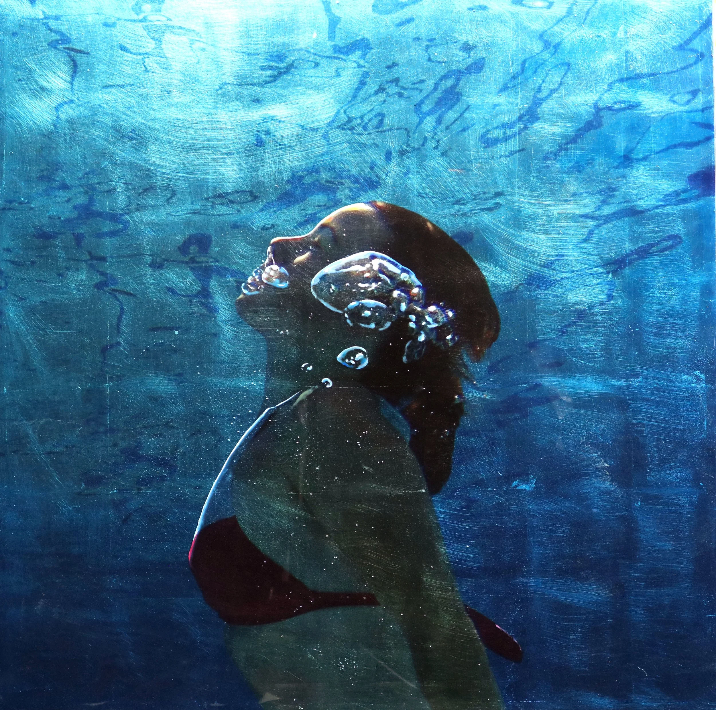 Beaming, 41" x 41", Resin