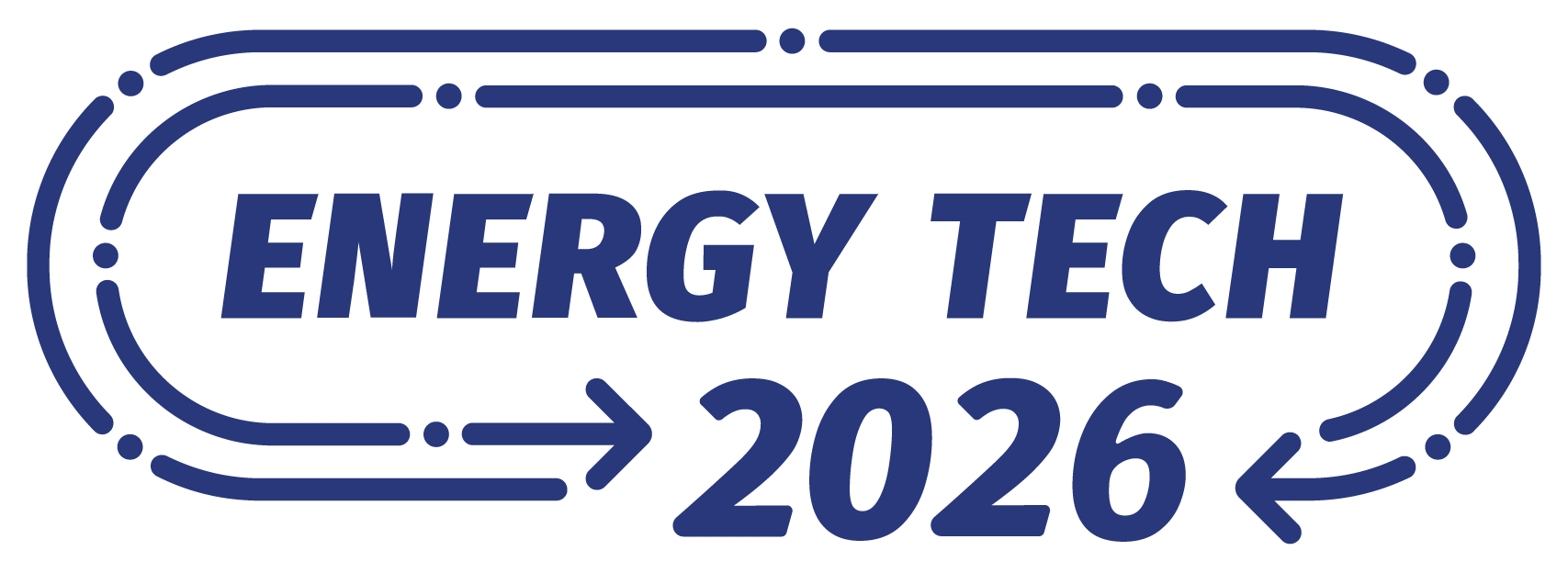 Logo for Energy Tech 2026 conference with stylized lines and arrows