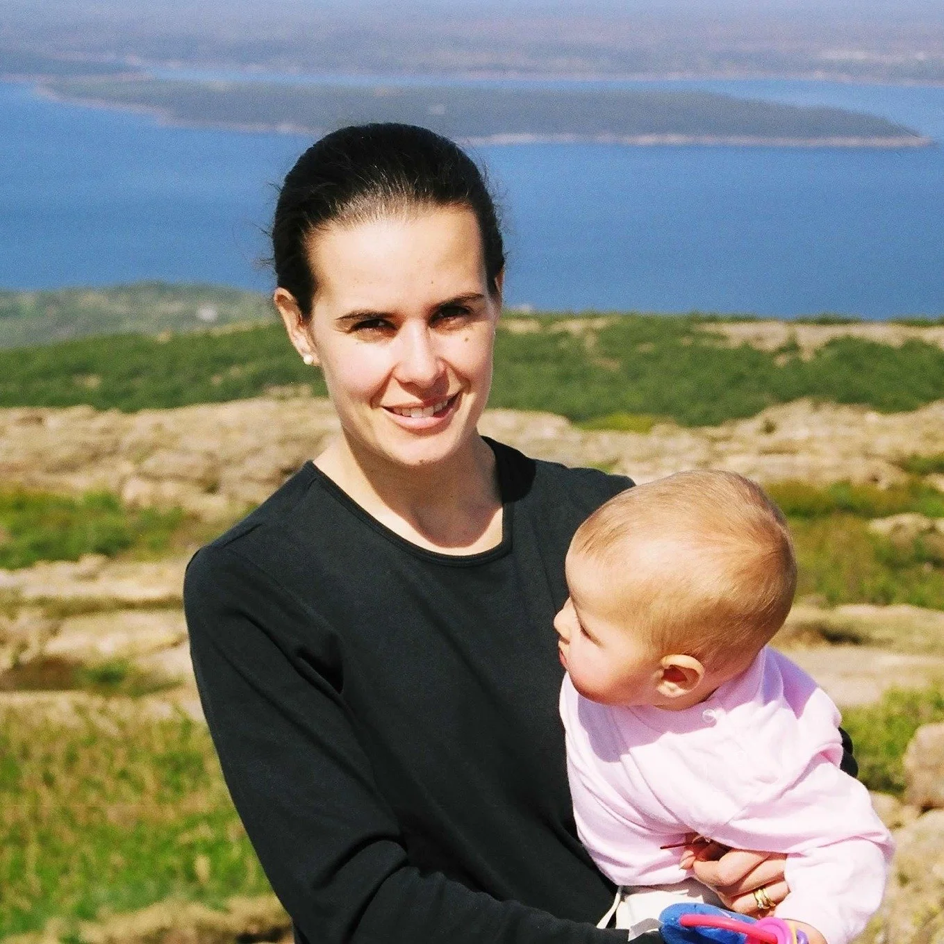 25 years ago, in June 2001, we visited Bar Harbor with our 7-month-old daughter. This week, after sailing the coast of Maine with dear friends, my husband and I spent our last day there. I was eager to get home and find photos from that first trip be