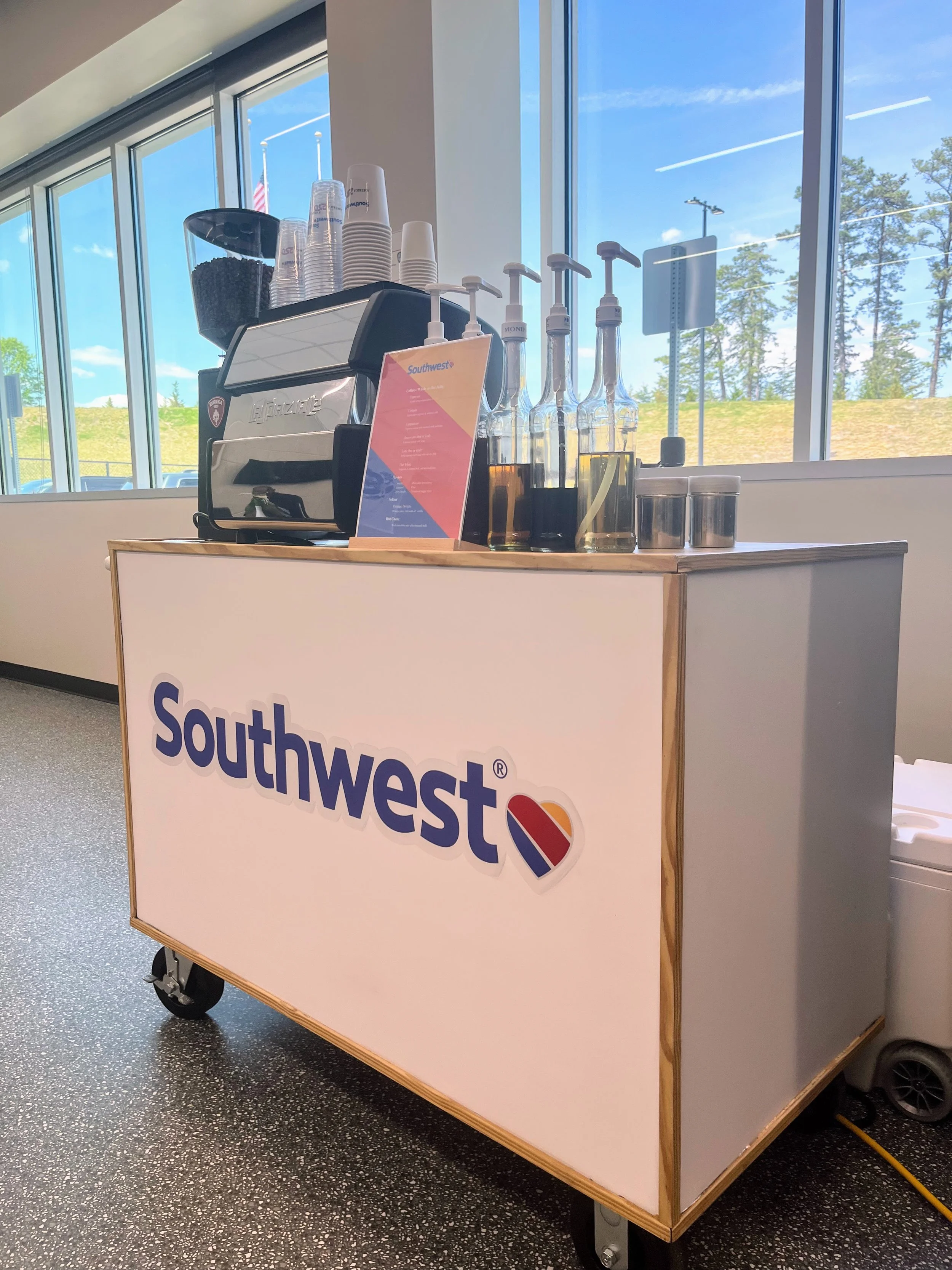 New Life Coffee Cart Serves Southwest Airlines