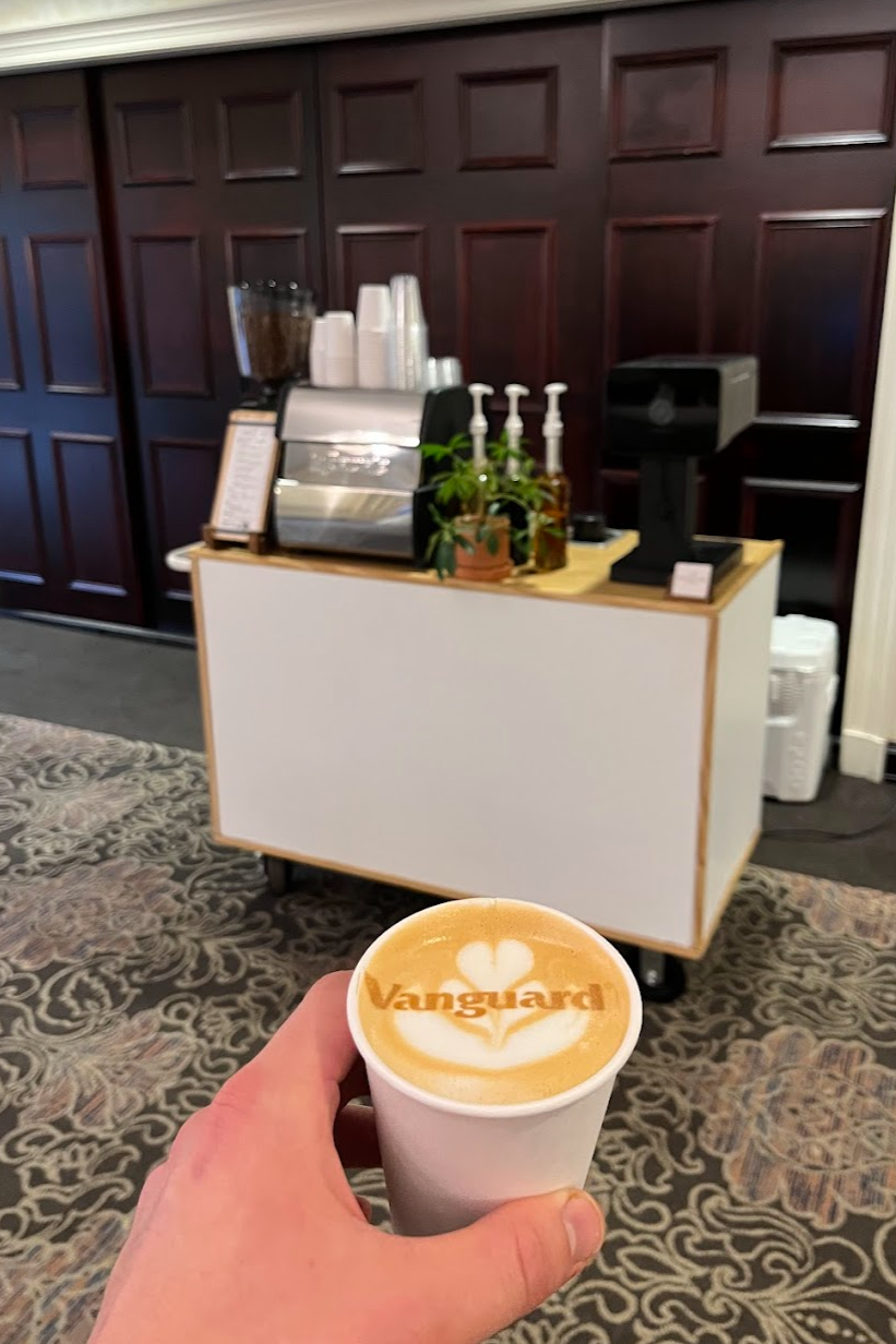 New Life Coffee Company serving a polished corporate coffee experience