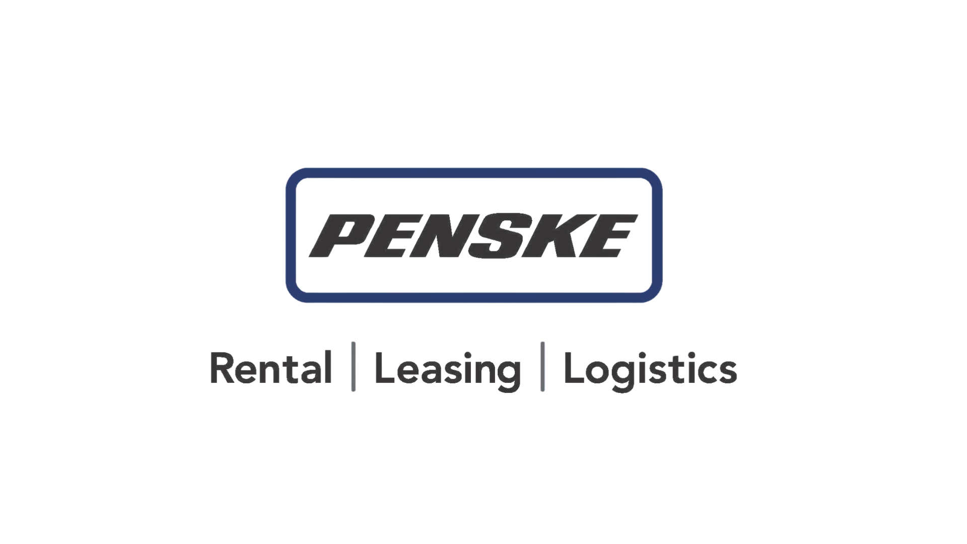 Penske logo with text "Rental | Leasing | Logistics"