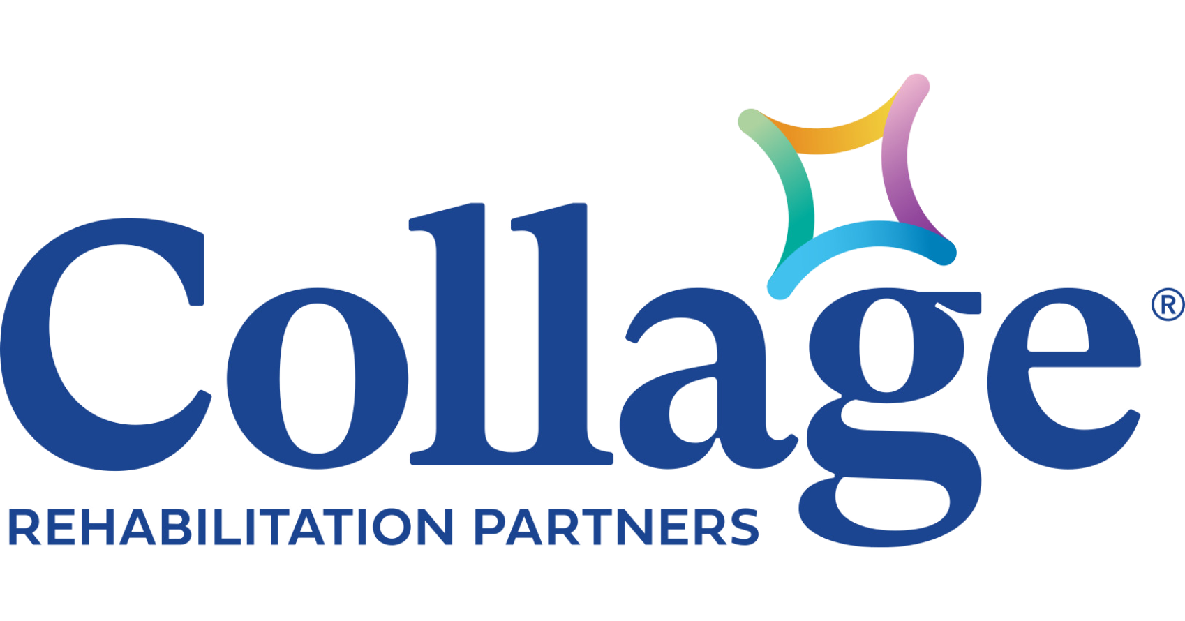 Colorful logo with the word 'Cavale' in large blue text, above the words 'Rehabilitation Partners' in smaller blue text.