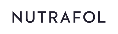 The Nutrafol logo in black text on a white background.