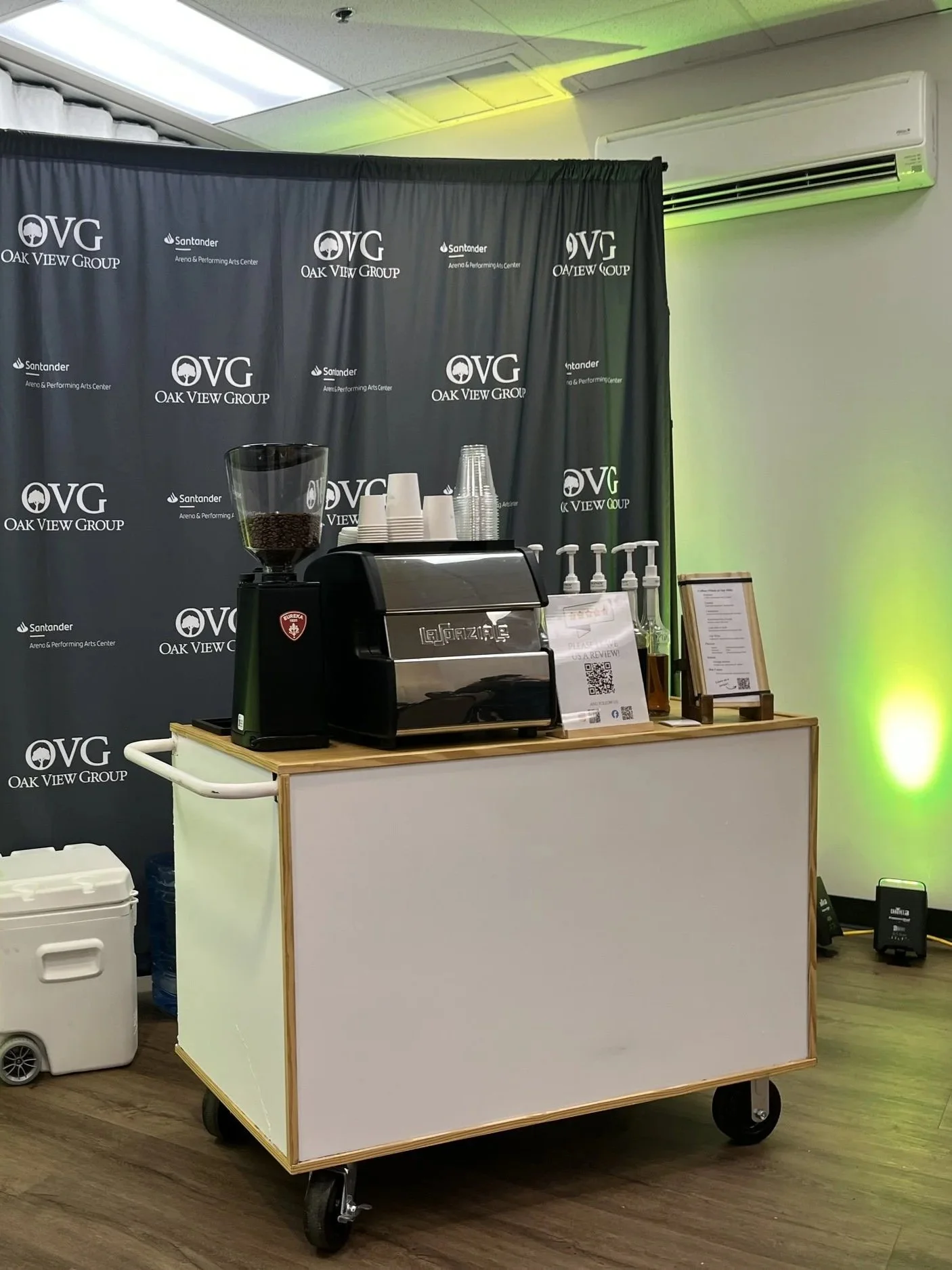 New Life Coffee Company at a concert