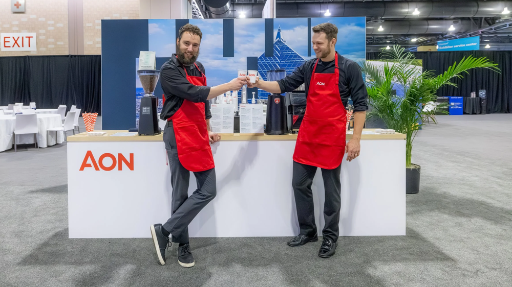 Mobile coffee cart at the Pennsylvania Convention Center