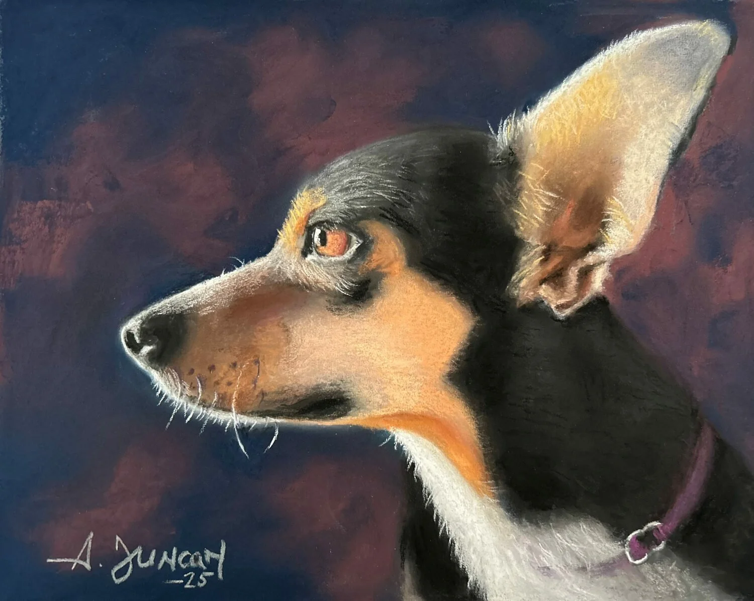 Best of Directors' Award, Andrew Duncan "Asta" “This portrait is a respectful depiction of an individual that carries a strong presence of form in a well-realized active/passive space.  Skillfully drawn details with multiple textural techniques are r