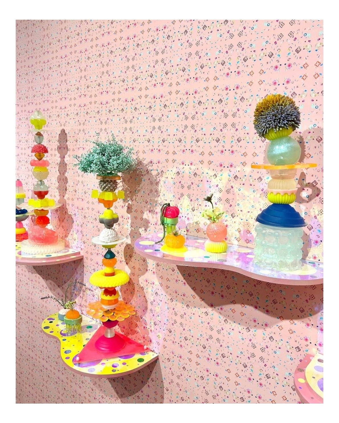 Floating Shelves Installed at Seattle Art Fair