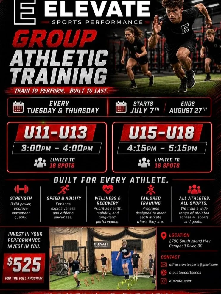 Group Athletic Training (14 - 18 years of age)