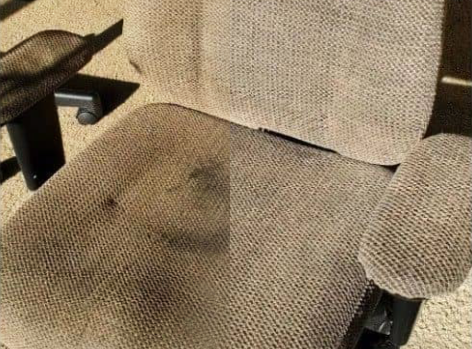 Upholstery Cleaning — Office Chairs