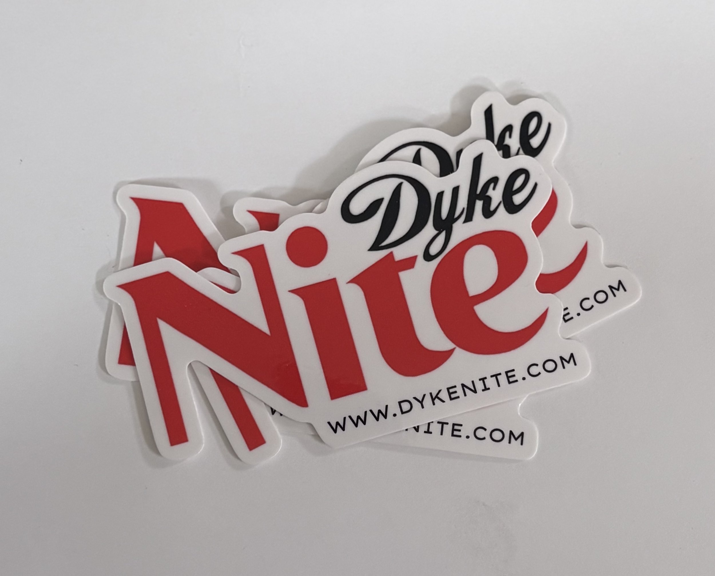 "Dyke Nite" sticker