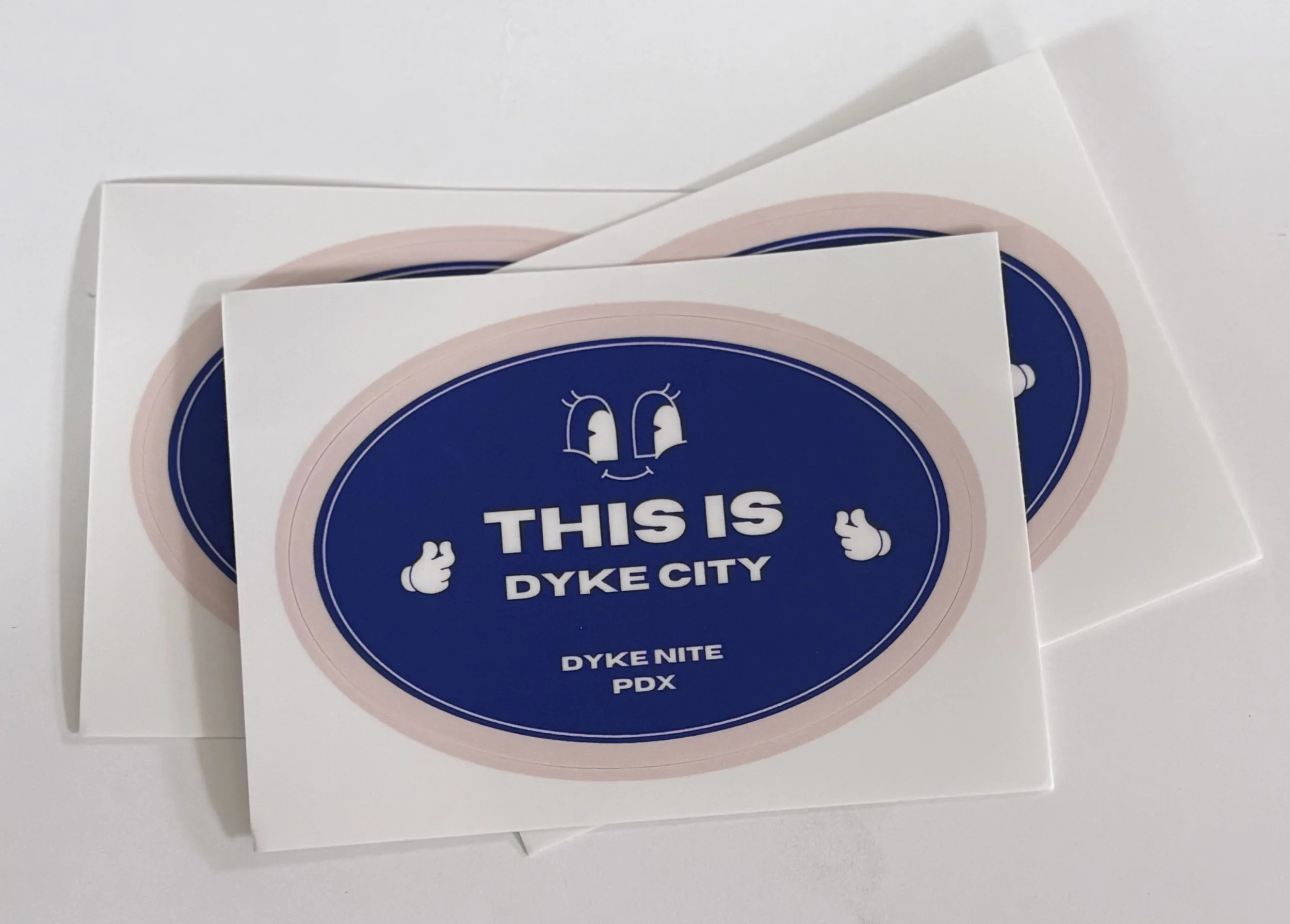"This Is Dyke City" Sticker
