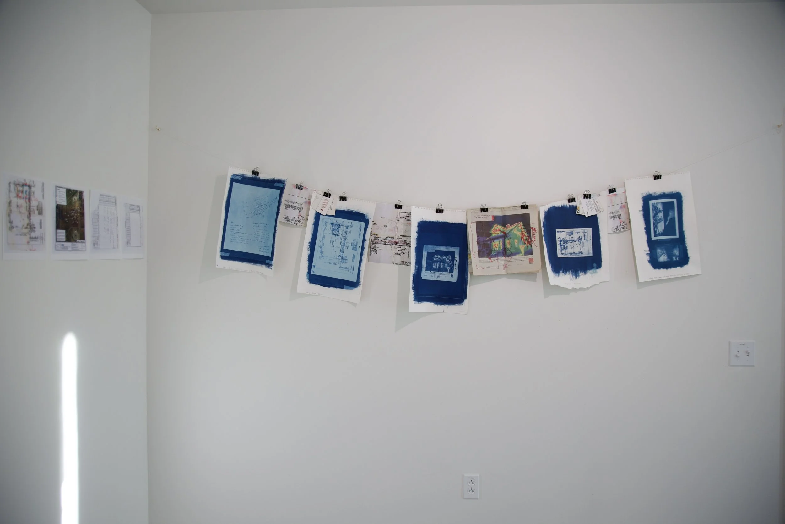 Installation at Visual Studies Workshop in Rochester, N.Y. Showcasing photographs and photo-sculptural interpretations of family ephemera made during my 3-month residency at Visual Studies Workshop. 