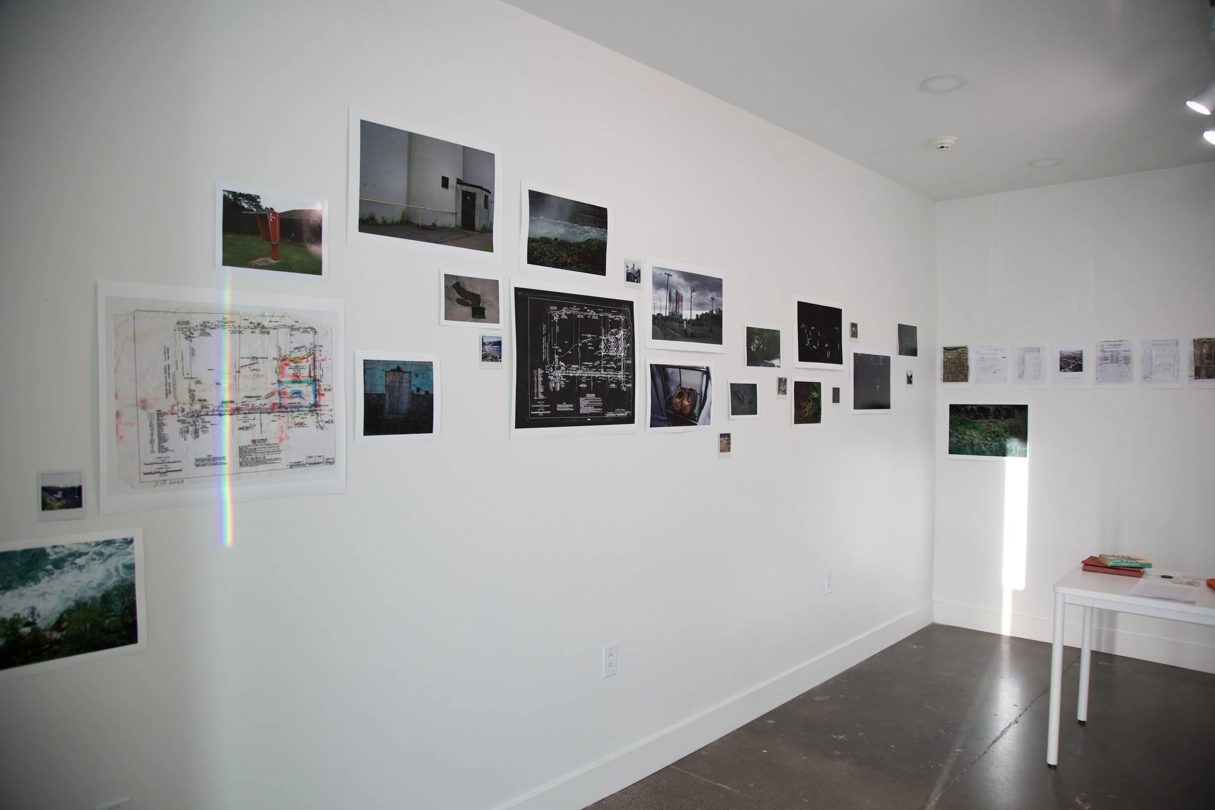 Installation at Visual Studies Workshop in Rochester, N.Y. Showcasing photographs and photo-sculptural interpretations of family ephemera made during my 3-month residency at Visual Studies Workshop. 