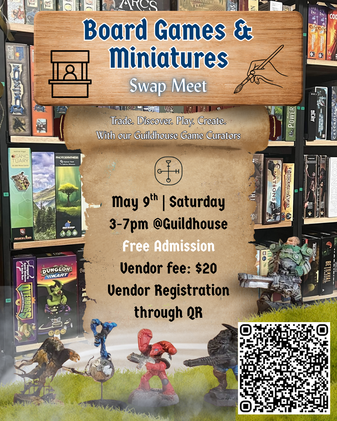 Board Games &amp; Miniatures Swap Meet