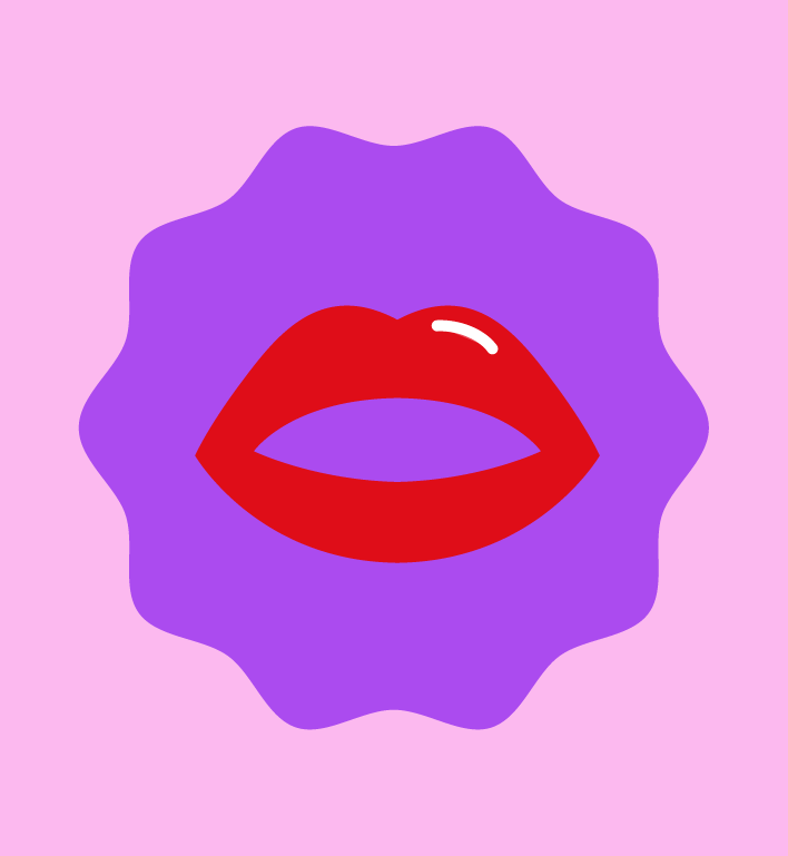 selo com a boquinha, um dos elementos da identidade visual