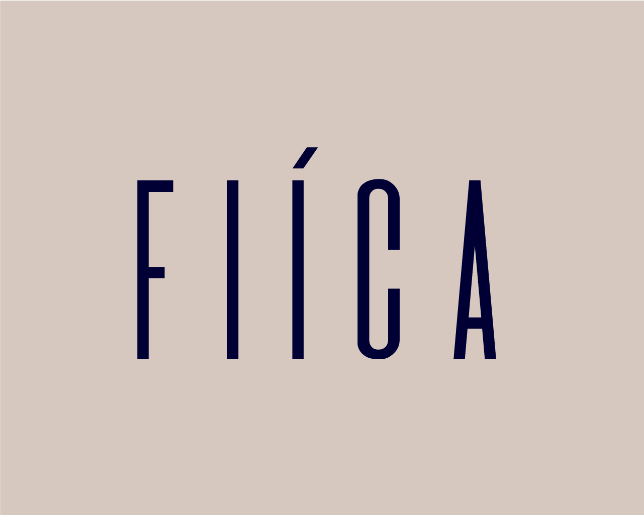 logo da marca Fiíca - fundo claro, letra escura