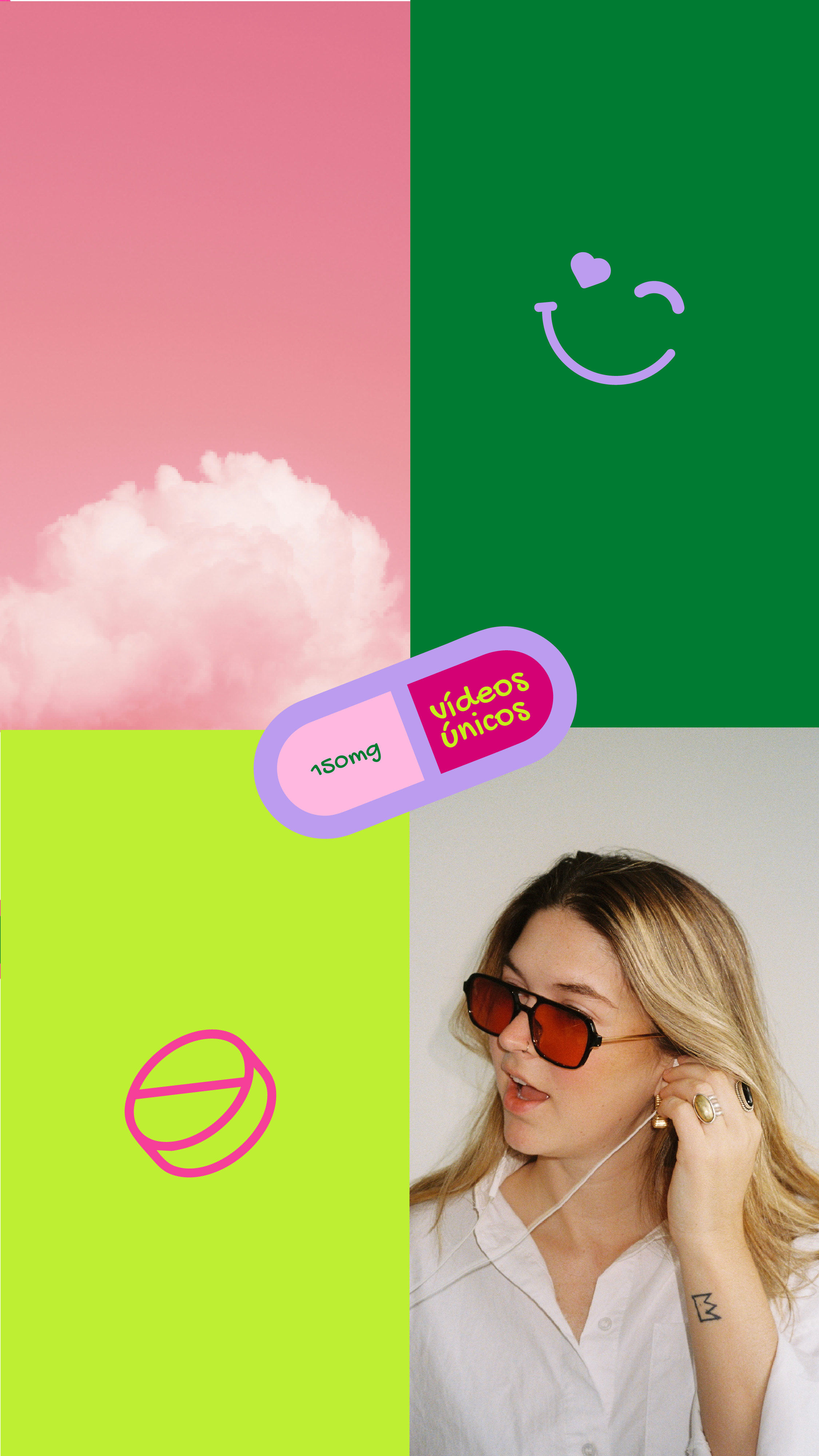 exemplo de post com a identidade visual pill content