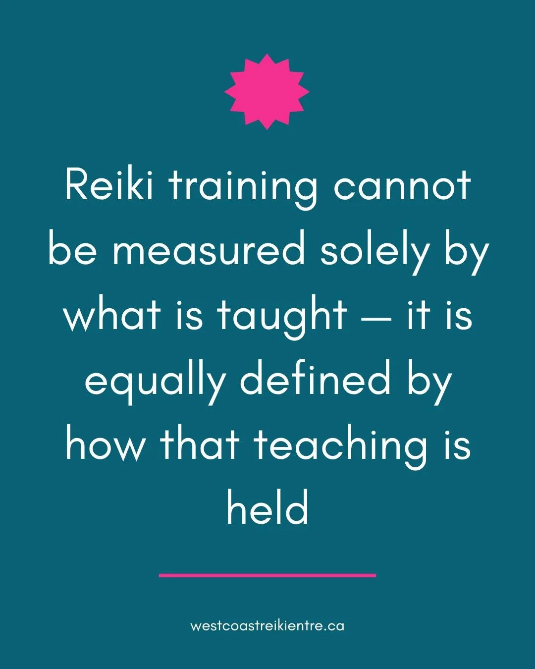 What responsible Reiki training holds:

Technique matters. It provides orientation, consistency, and a shared language for practice.

And at the same time, responsible training asks more of us than technical understanding alone.

Teaching involves pa