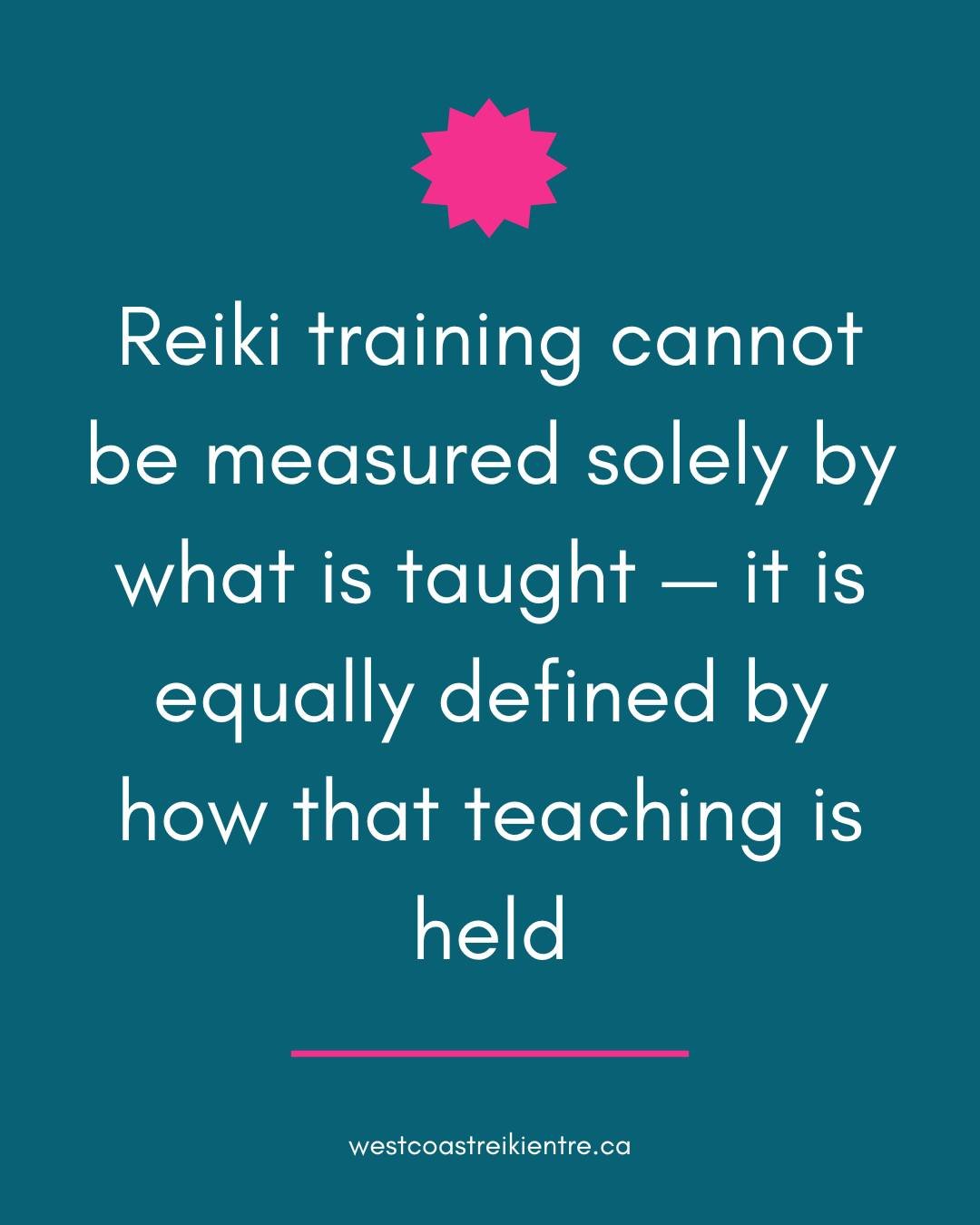 What responsible Reiki training holds:

Technique matters. It provides orientation, consistency, and a shared language for practice.

And at the same time, responsible training asks more of us than technical understanding alone.

Teaching involves pa
