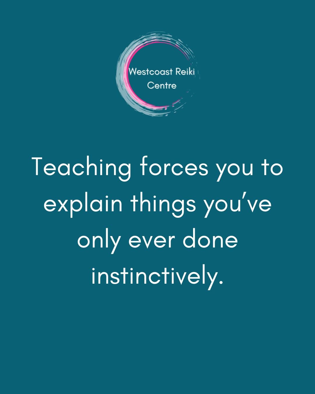 When you&rsquo;ve practiced something for a long time, a lot of it becomes instinctive.

You know when something shifts.
You know when something feels off.
You adjust without thinking too much about it.

But teaching interrupts that. Students ask que