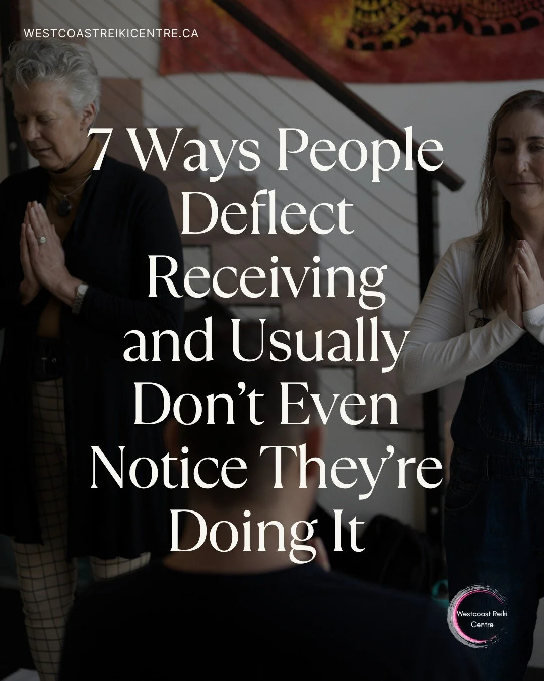 A lot of people think they have trouble receiving, but, usually, what they have is a pattern.

They brush things off, turn it back on the other person, make it smaller than it is, or start explaining themselves. A joke, a quick shutdown, or a guarded
