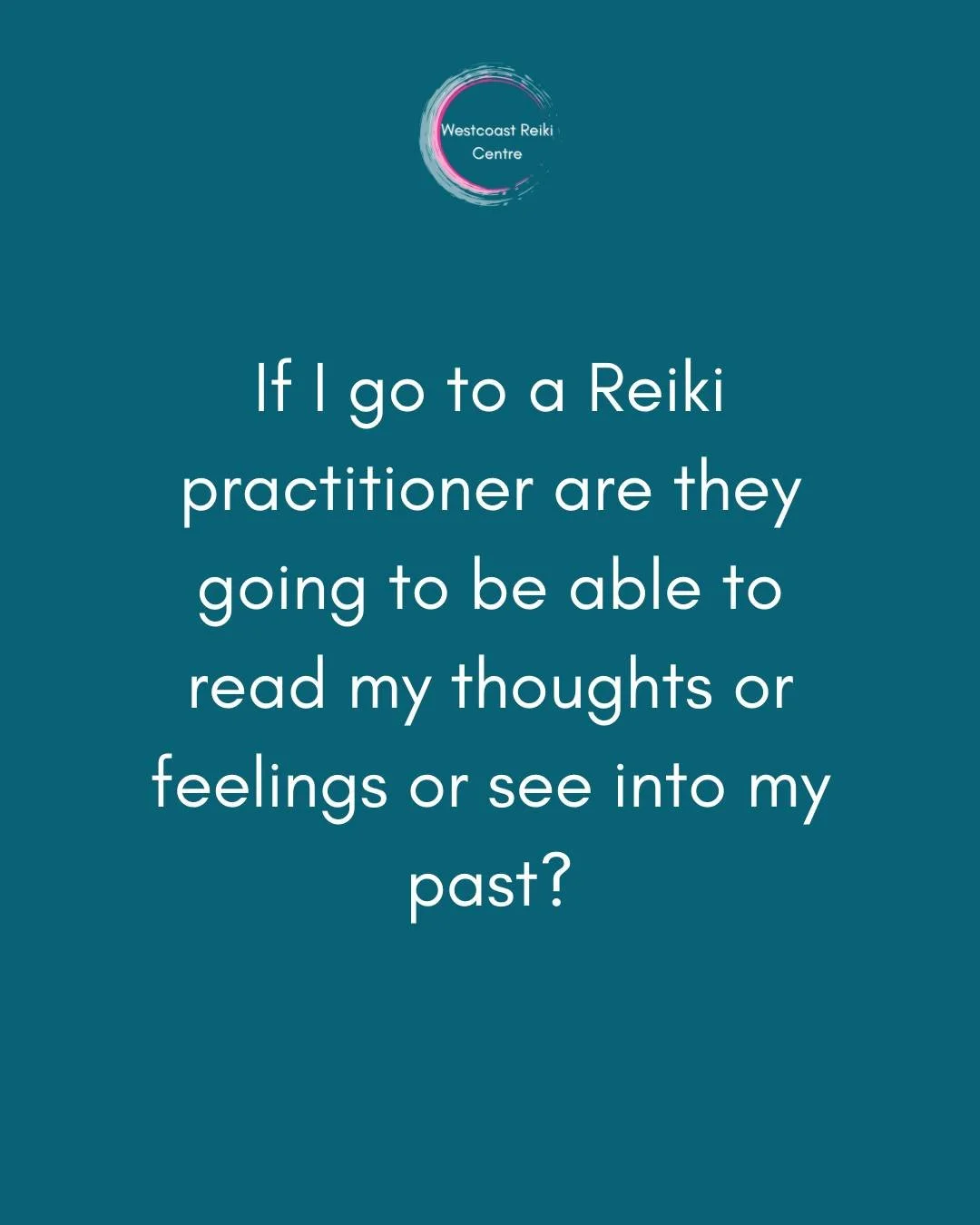 If I go to a Reiki practitioner, are they going to be able to read my thoughts or feelings or see into my past?

This is such a common question&hellip;&hellip;and one that I get, frankly. I get it because I used to have the same fear. Are they going 