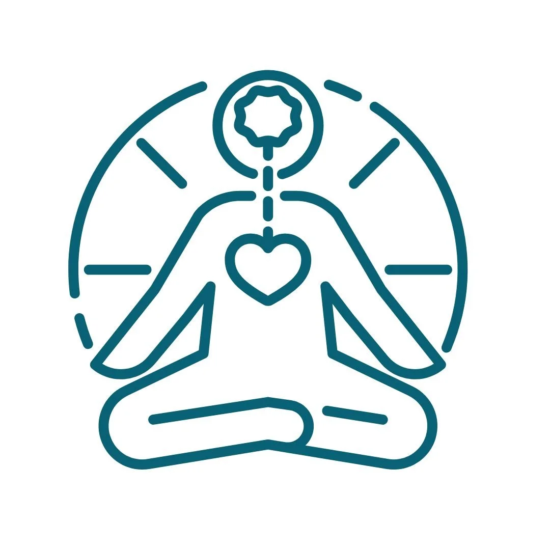 PIcto of a man meditating