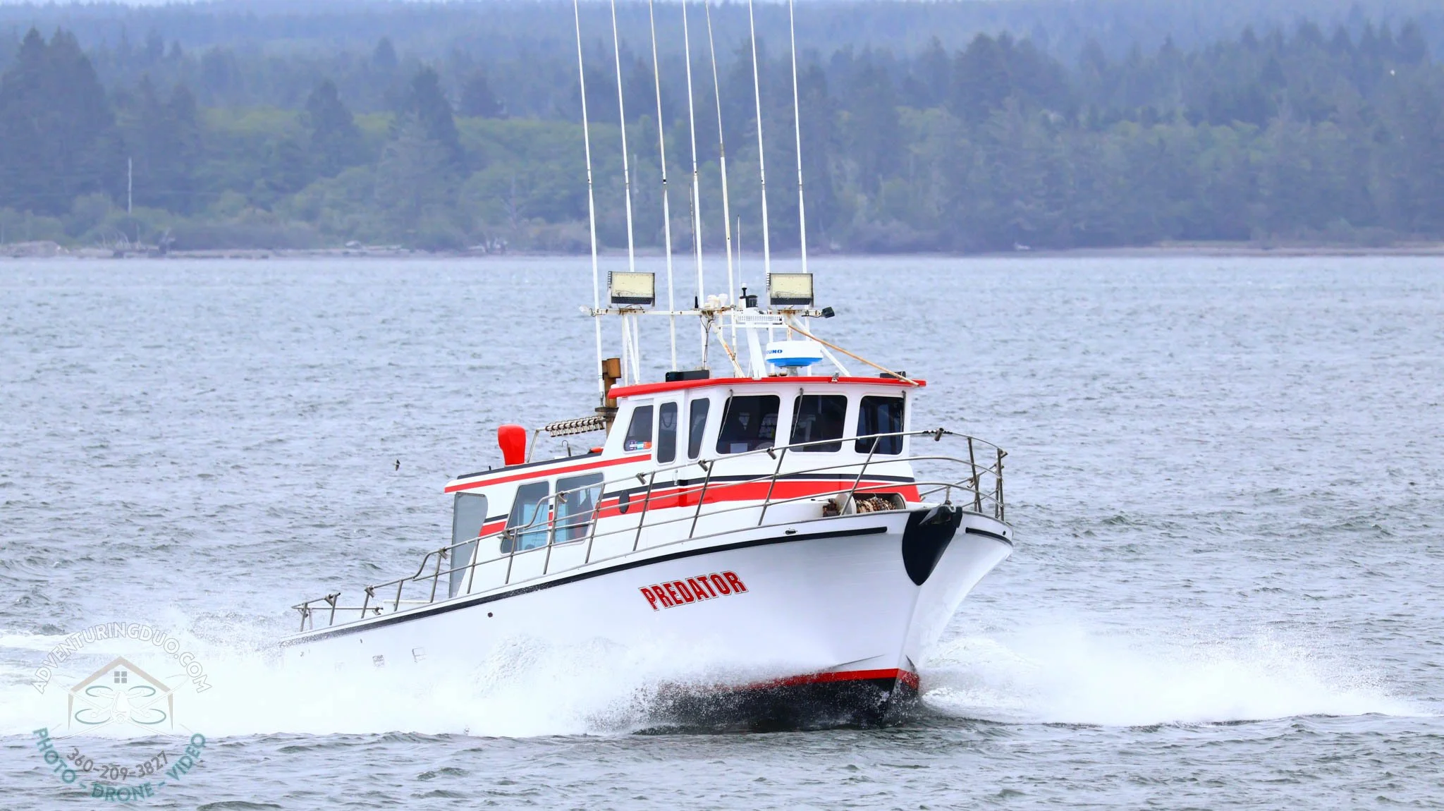 predator Charter Boat in Westport Washington photography