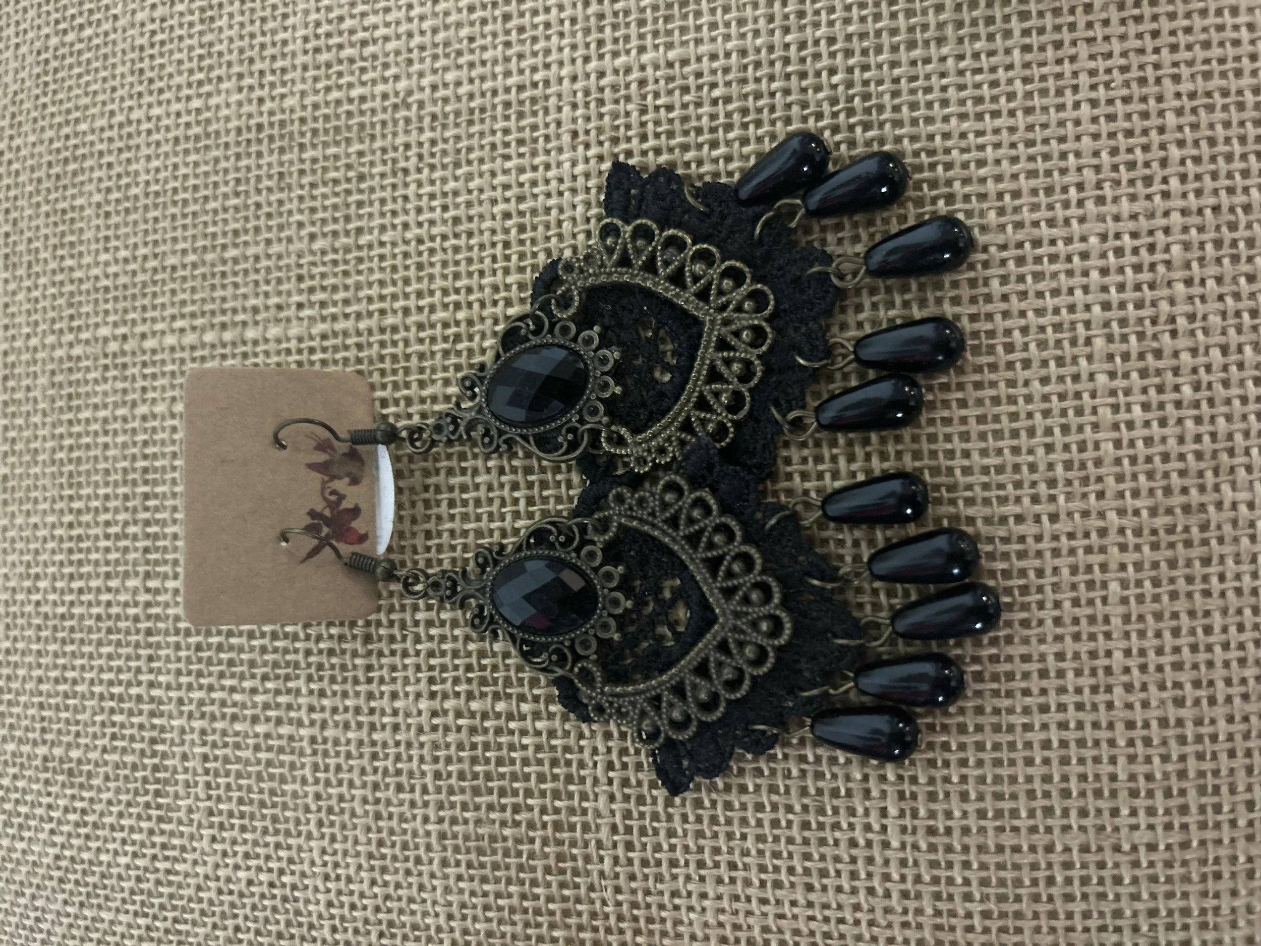 Black earrings