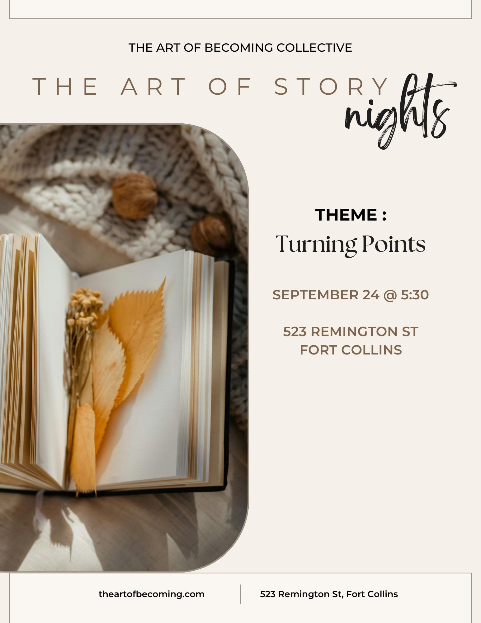 The Art of Story: Turning Points