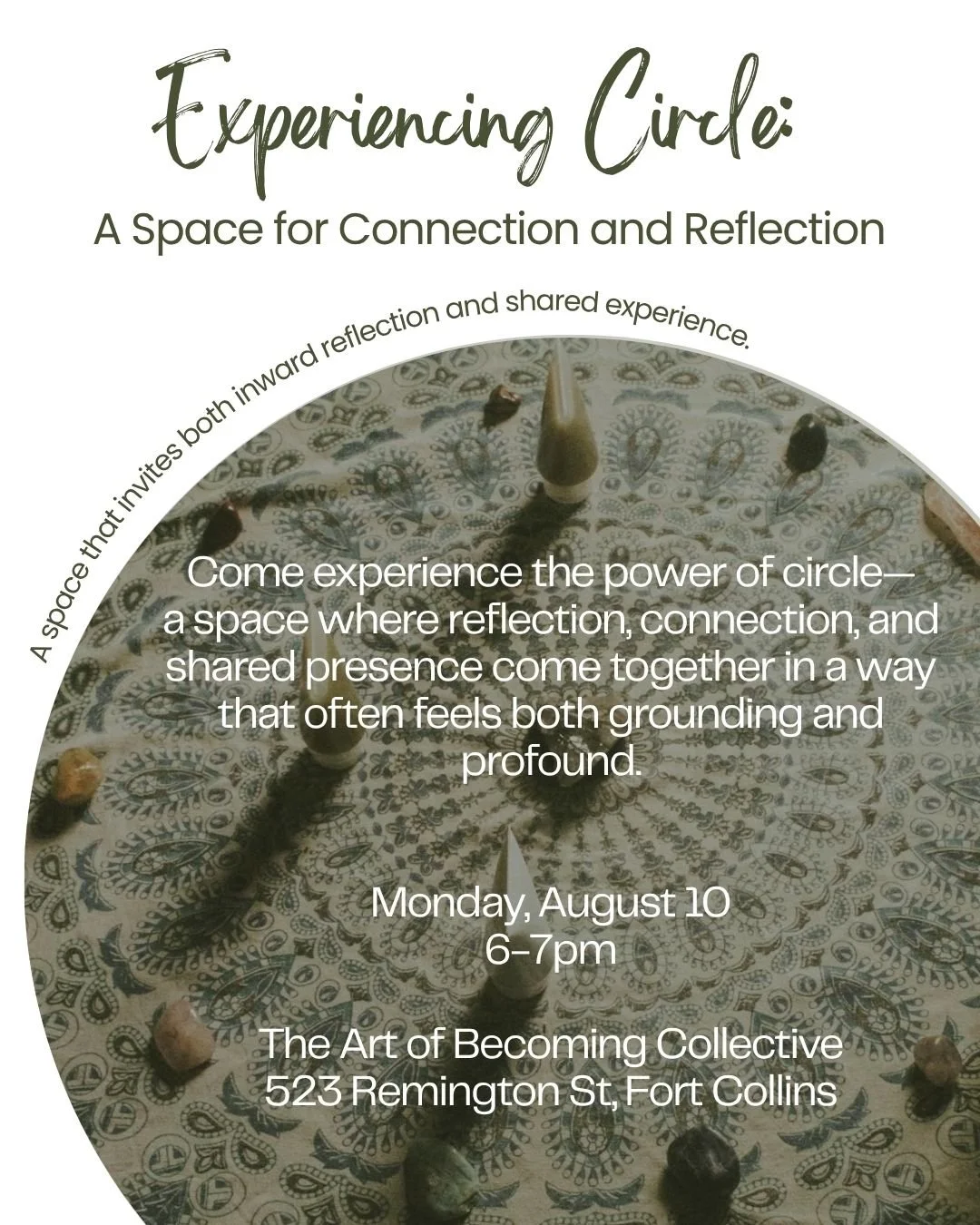 Experiencing Circle: A Space for Connection and Reflection
