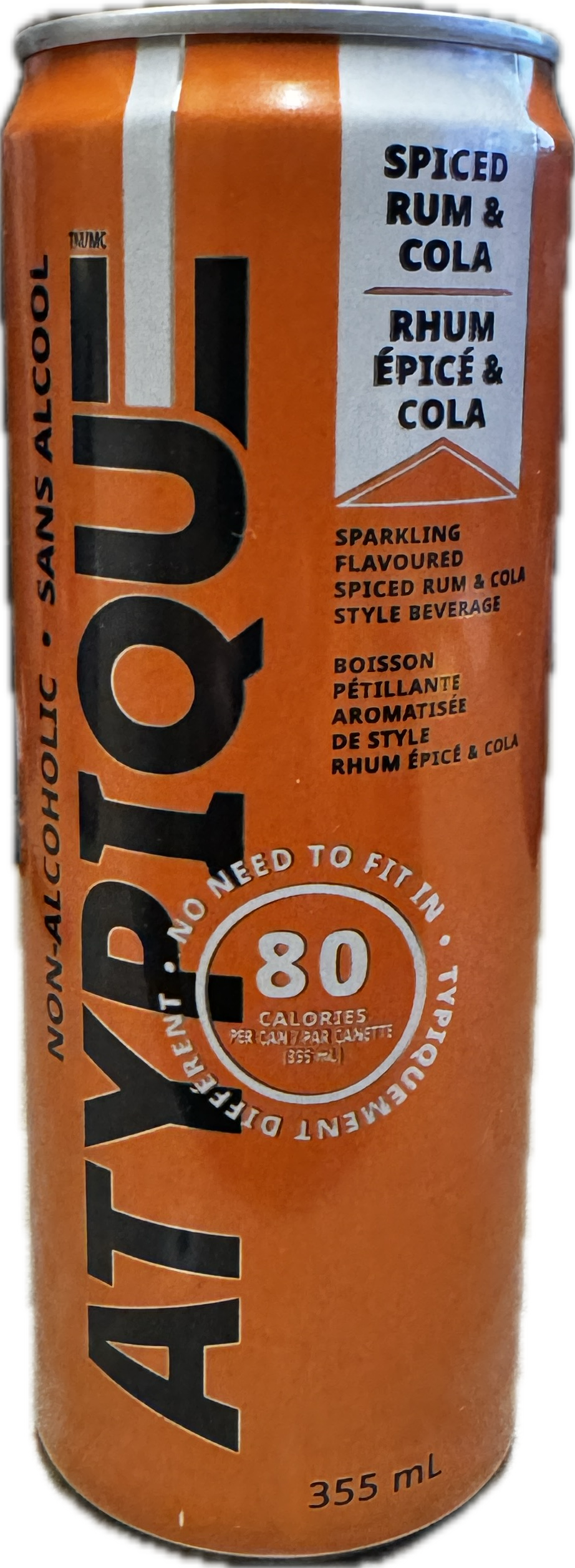 Atypique Spiced Rum and Cola (Non-Alcoholic)