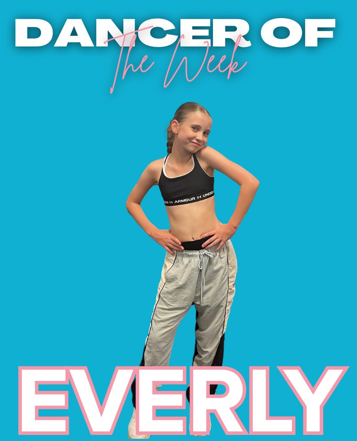 🌟 DANCER OF THE WEEK EVERLY! 🌟

We are SO proud of Everly and absolutely love having her as part of our CAPA fam! 💖 Her hard work, positive attitude, and love for dance shine through in every class.

She brings energy, focus, and a kind heart &mda