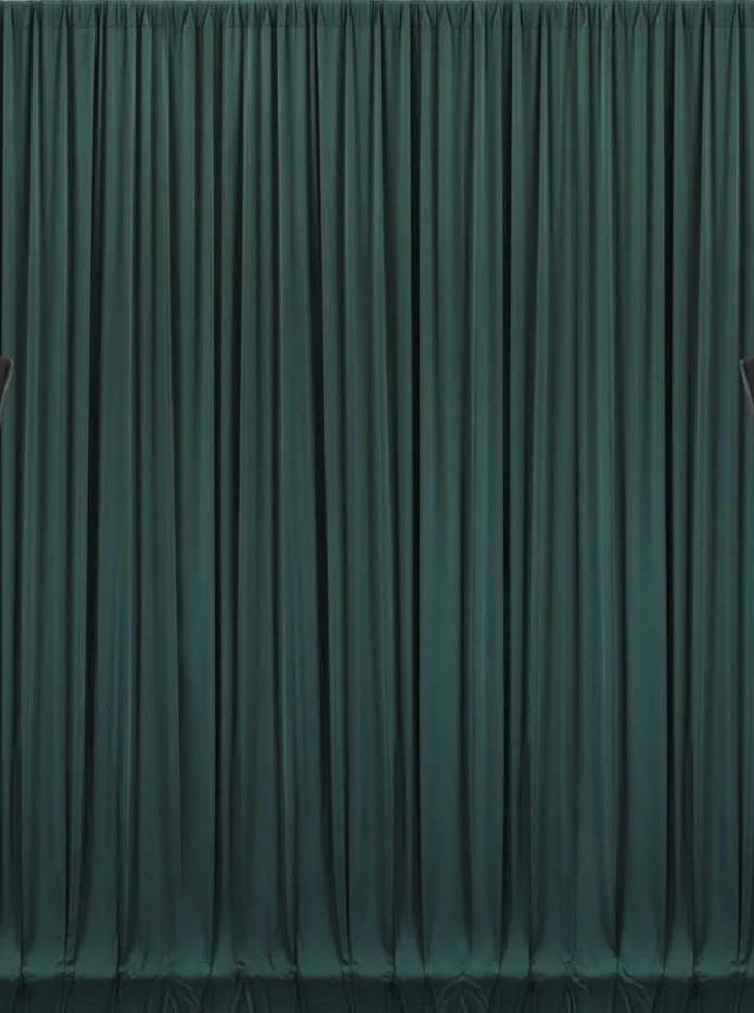 Standard- Dark Green Drapery