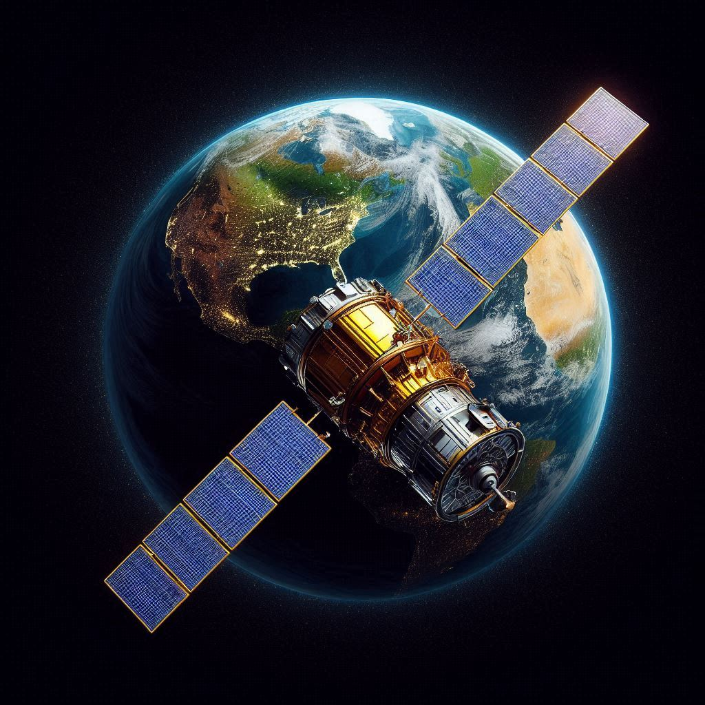 Satellite Surrounding Earth
