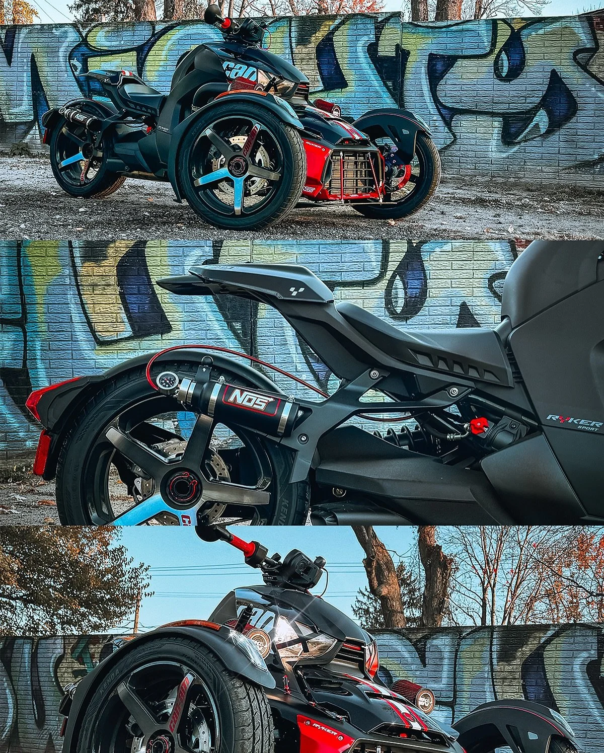 Detroit Streets Just Got Hotter 🔥 Meet the NOS-Powered Beast? 🏁 
Ever seen a Can-Am Ryker that looks like it rolled straight out of a Fast &amp; Furious set?

This isn&rsquo;t your weekend cruiser.
It&rsquo;s a full-throttle, NOS-fueled inspired ma