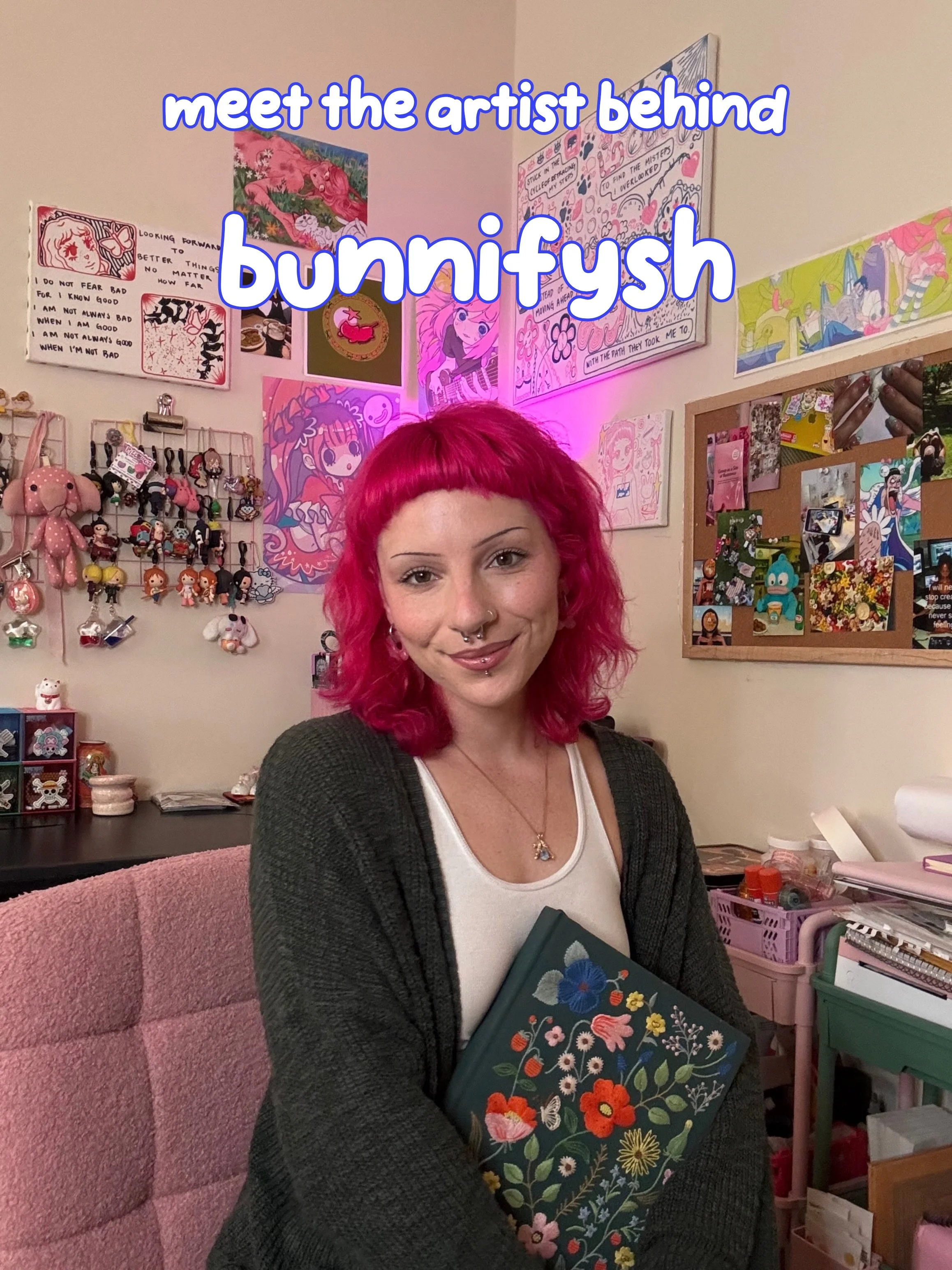 thought i'd introduce myself- hi! i'm sav aka bunni aka bunnifysh!!

if you'd like to connect please comment and lets me mutuals! i'm nyc based and looking to make more connections💖

#nycartist #kawaiiartist #animeart #kawaiiartwork #multimediaartis