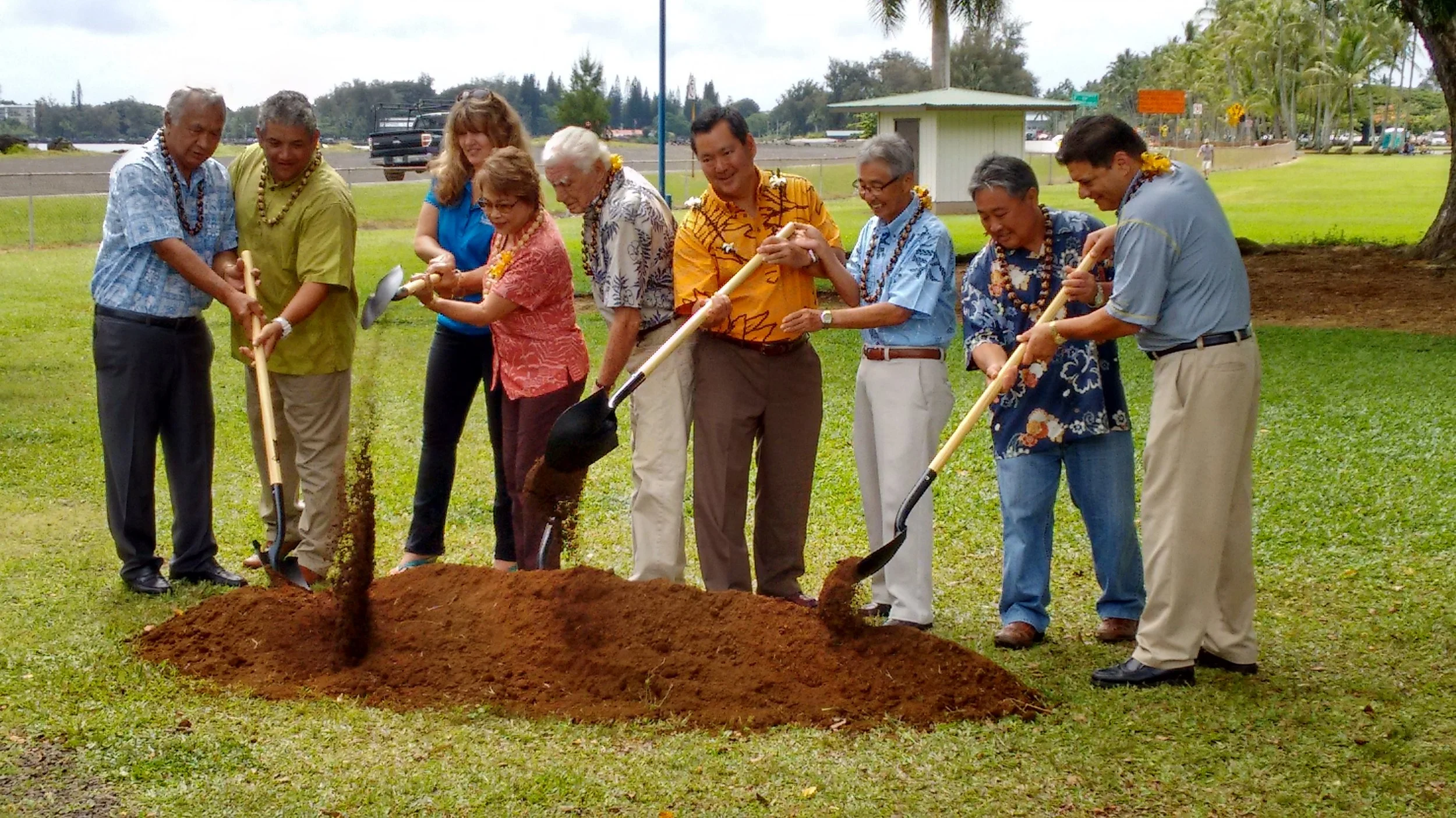 HILO BAYFRONT TRAILS First Groundbreaking Ceremony 