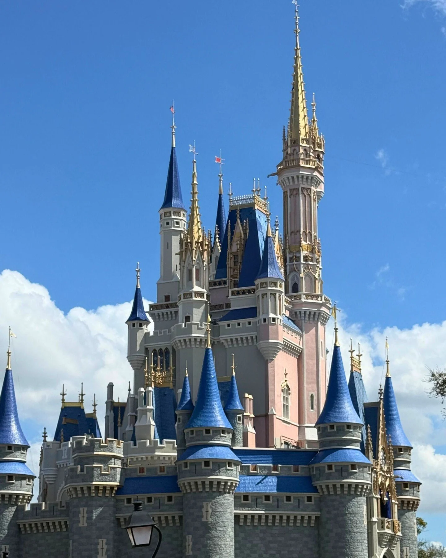 A little bit of Magic Kingdom, a little bit of EPCOT, and a whole lot of sunshine. 🏰☀️ Nothing beats a clear blue sky day at Walt Disney World. Grabbing a cold drink and taking in the view&mdash;this is what vacation dreams are made of!