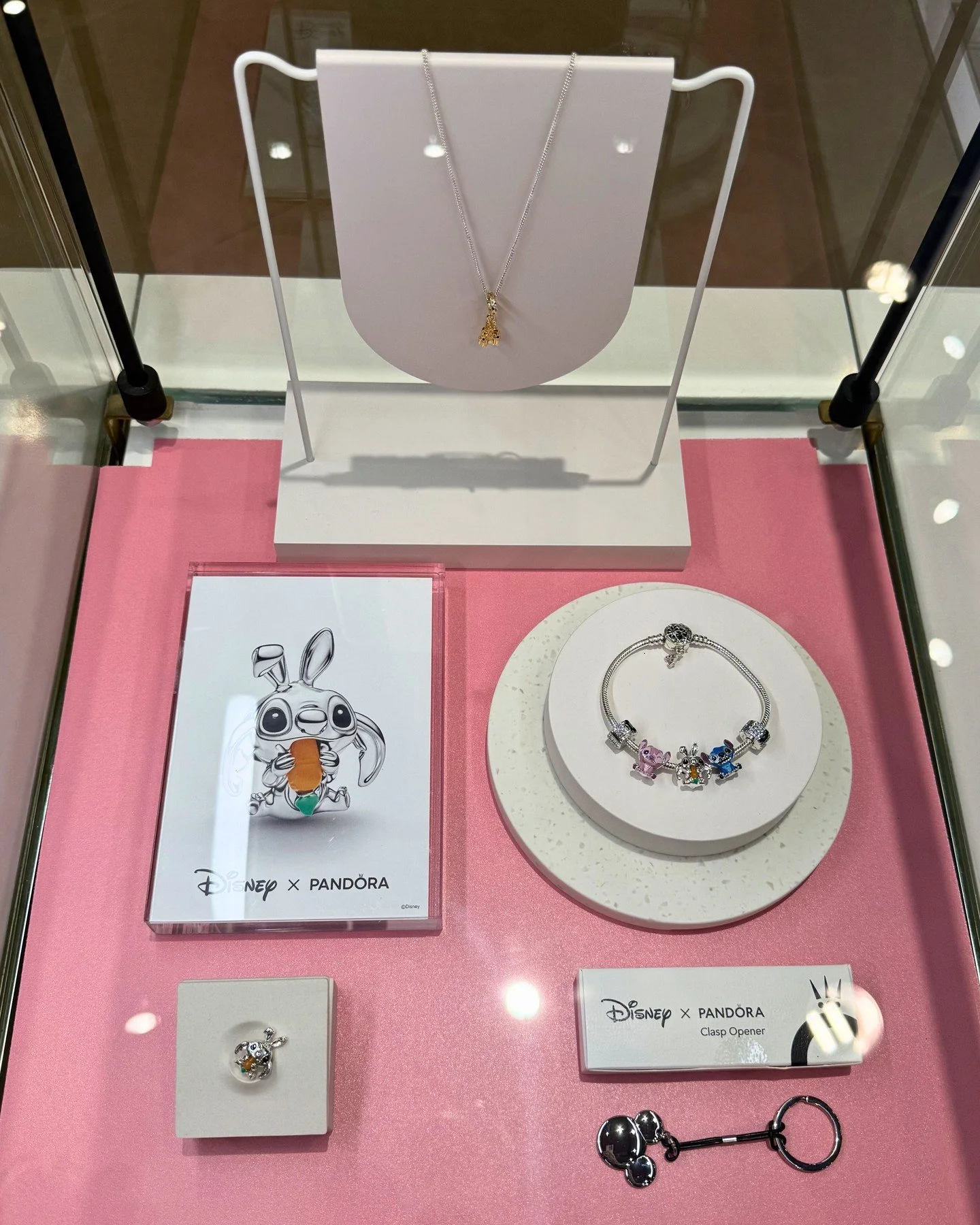 Hoppy news! 🐰 Stitch is crashing Easter with the brand-new Disney x Pandora collection! Whether you&rsquo;re adding the Stitch Easter Bunny charm to your bracelet or rocking the exclusive gold necklace, this collection is pure "Ohana" vibe