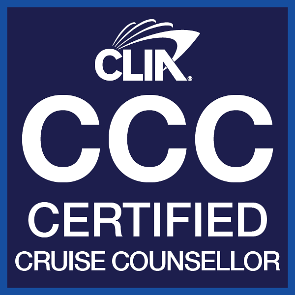 CLIA Certified Cruise Counsellor (CCC) accreditation for Austin Hungler, primary travel expert at Magic & the Murphys.