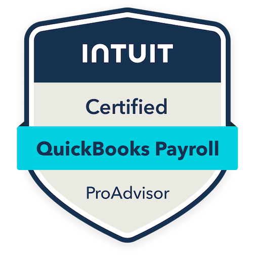 Certified QuickBooks Payroll ProAdvisor Badge