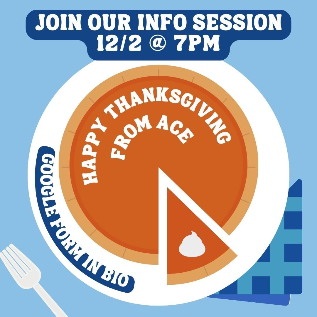 Happy Thanksgiving to our lovely members! We are grateful to have you and for the positive change that we have been able to make in our communities. We hope to see everyone wanting to join our mission this Monday at 7pm at the info session! If you ha